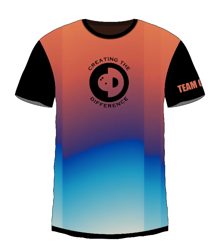 Men's Throwback Rugby Jerseys of Historic Matches and Teams for Rugby History BuffsBlurry Orange Jersey