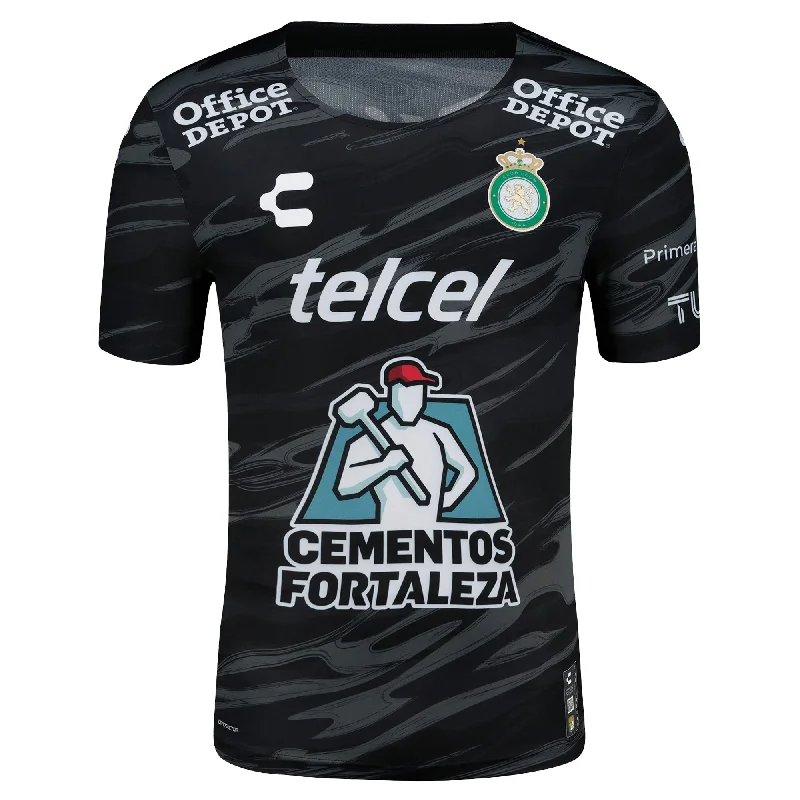 Men's Sustainable Organic Cotton Rugby Jerseys for Eco - Conscious Sports EnthusiastsCharly Leon Goalkeeper Jersey 24/25 (Black)