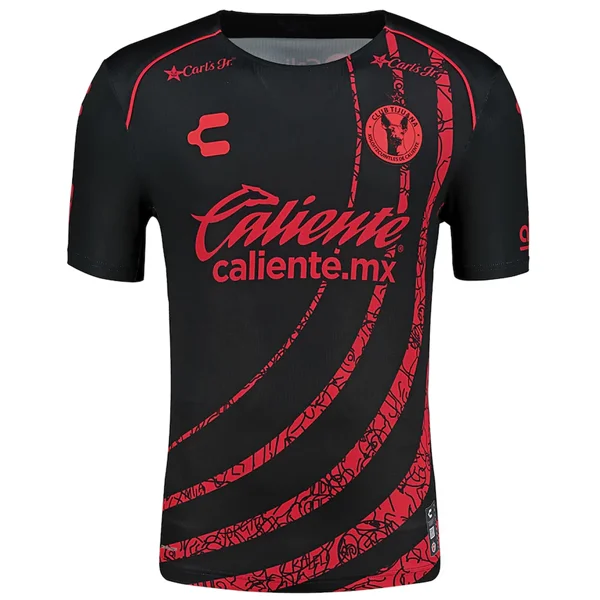 Men's Football Jerseys with Embroidered Club Badges for a Premium and Authentic AppealCharly Xolos Club Tijuana Home Jersey 24/25 (Black/Red)