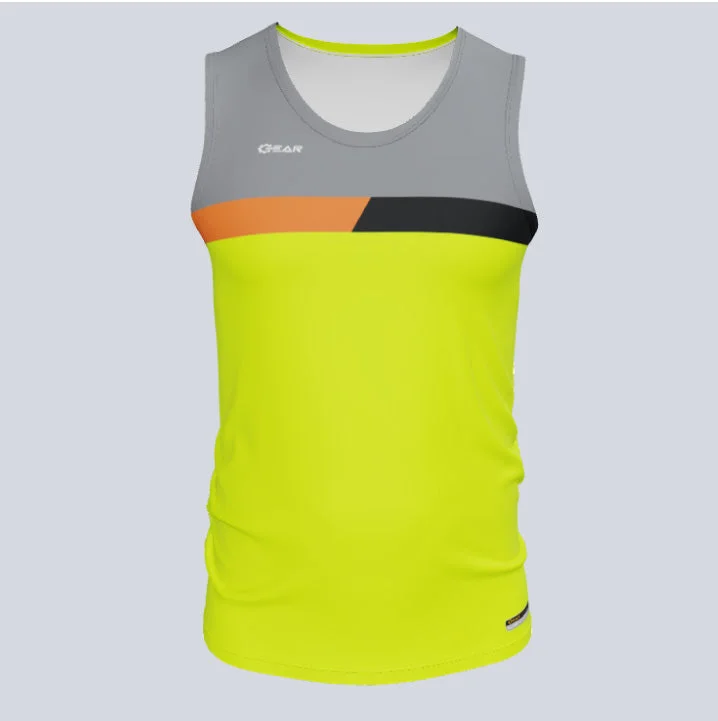 Men's Authentic Soccer Jerseys of National Teams for International Football EventsCustom Fitted Track Singlet Finish Line Jersey