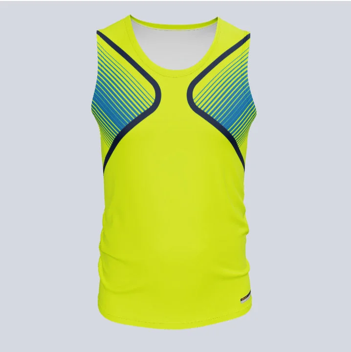 Men's Custom - Embroidered Volleyball Jerseys for Team Uniforms or Personalized GearCustom Fitted Track Singlet Fuse Jersey
