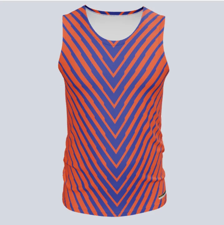 Men's Sustainable Organic Cotton Rugby Jerseys for Eco - Conscious Sports EnthusiastsCustom Fitted Track Singlet Vector Falls Jersey