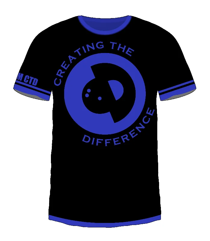 Men's Retro Soccer Jerseys of Famous Clubs from the 90s for Nostalgic Football EnthusiastsCTD Logo Blue Jersey
