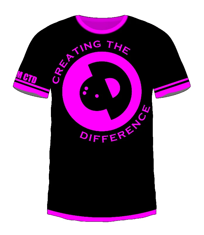 Men's Custom - Embroidered Volleyball Jerseys for Team Uniforms or Personalized GearCTD Logo Pink Jersey