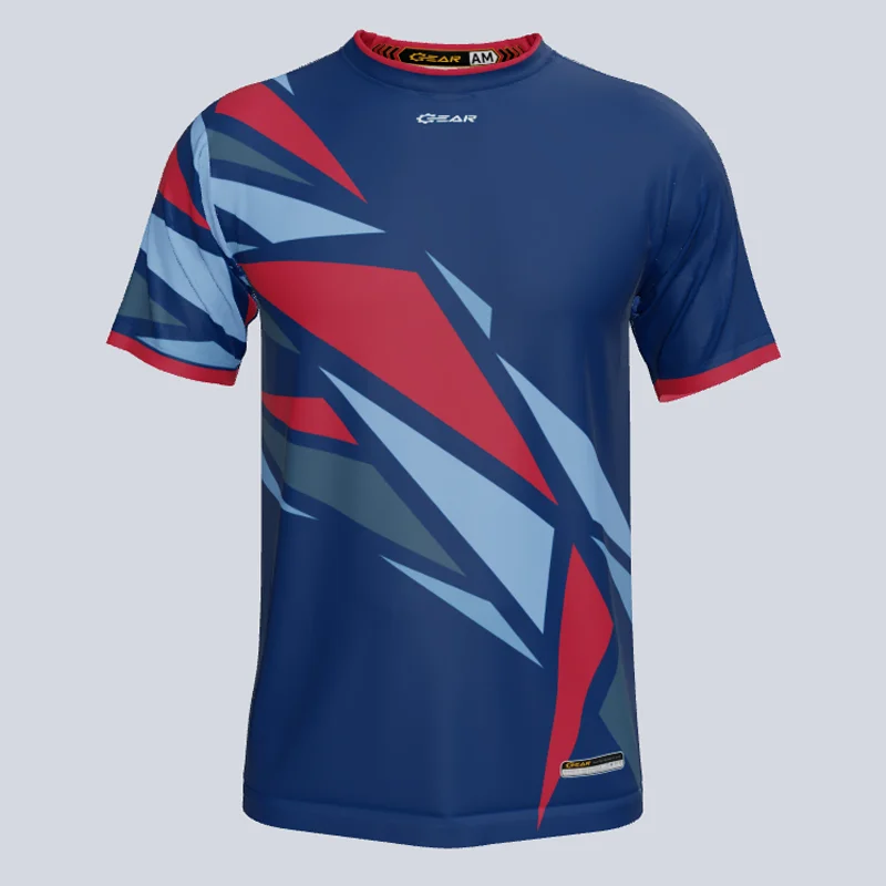 Men's Moisture - Wicking Golf Jerseys with UV Protection for Comfortable Rounds on the CourseCustom Team Breach Soccer Jersey