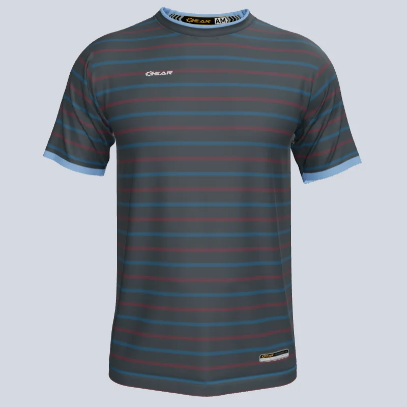 Men's Retro Hockey Jerseys with Classic Stripes and Logos for a Nostalgic Hockey AestheticCustom Team Division Soccer Jersey