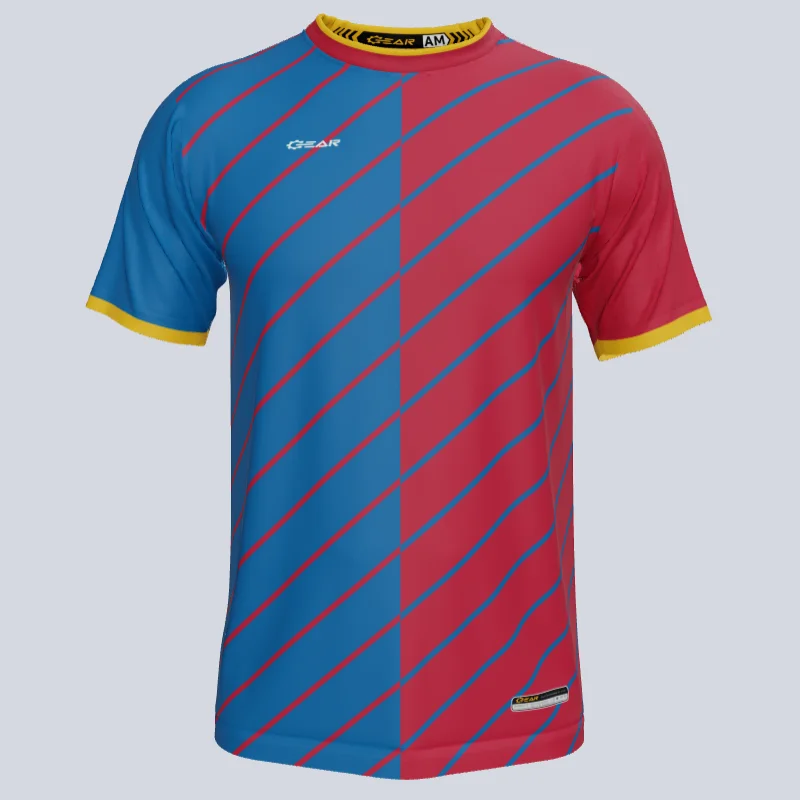 Men's Moisture - Wicking Golf Jerseys with UV Protection for Comfortable Rounds on the CourseCustom Team Split Soccer Jersey