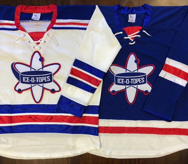 Men's Limited - Release American Football Jerseys of Rookie Stars for Early Adopters and FansCustom Hockey Jerseys with the Ice-O-Topes Embroidered Twill Logo