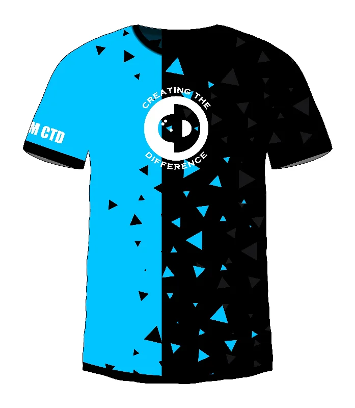 Men's Cycling Jerseys with Reflective Stripes for Safe and Stylish Rides at NightDarkwing Blue Jersey