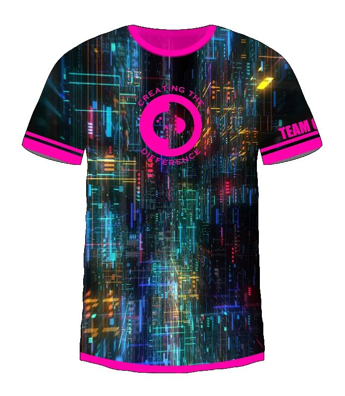 Men's Basketball Jerseys in Sleeveless Design for Enhanced Mobility on the CourtDigital Map Pink Jersey