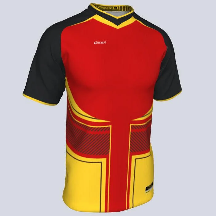 Men's Moisture - Wicking Golf Jerseys with UV Protection for Comfortable Rounds on the CourseFalcon Custom Jersey