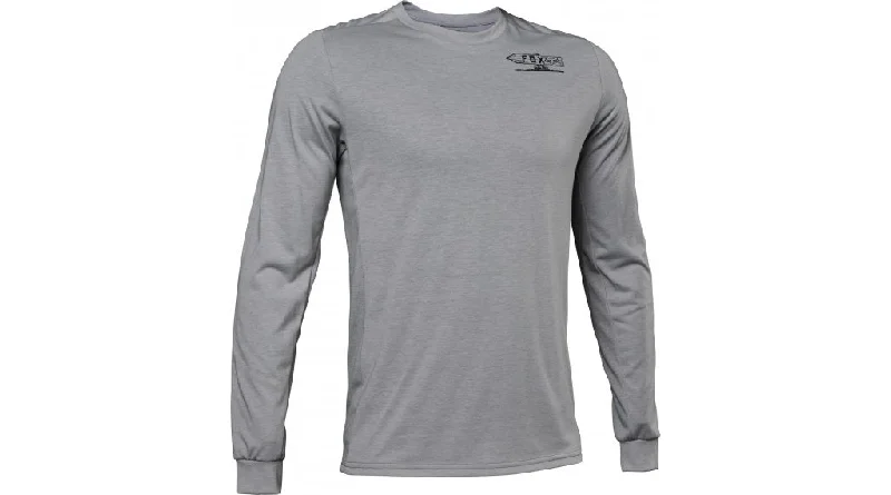 Men's Limited - Edition Cricket Jerseys Commemorating Historic Matches for Die - Hard Cricket LoversFox Racing Ranger Dri Release Long Sleeve MTB Jersey - Steel Gray