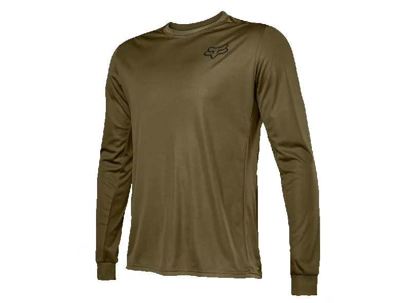Men's Basketball Jerseys with Signature Player Logos for a Fan - Favorite LookFox Racing Ranger Long Sleeve MTB Jersey - Font - Olive Green