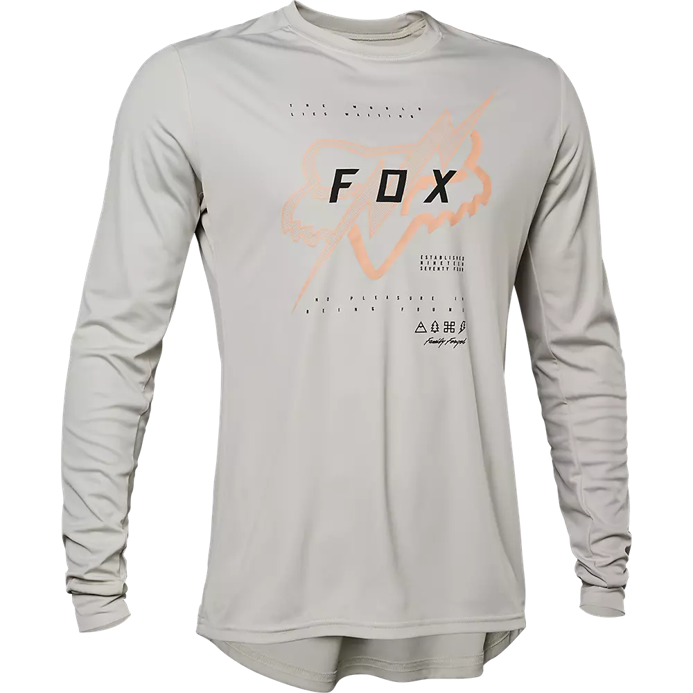 Men's Throwback Rugby Jerseys of Historic Matches and Teams for Rugby History BuffsFox Racing Ranger Long Sleeve MTB Jersey - Jectr - Vintage White