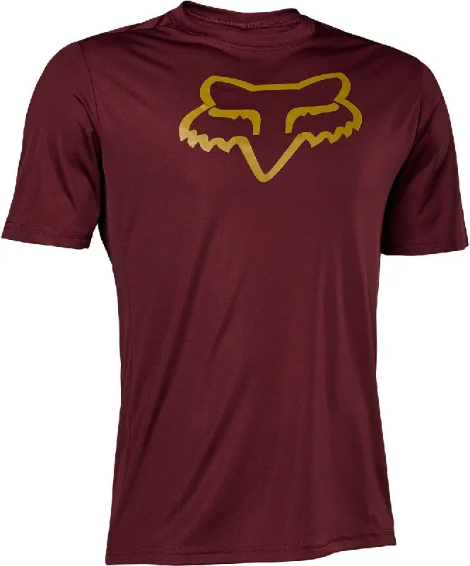 Men's Limited - Edition Cricket Jerseys Commemorating Historic Matches for Die - Hard Cricket LoversFox Racing Ranger Short Sleeve MTB Jersey - Dark Maroon