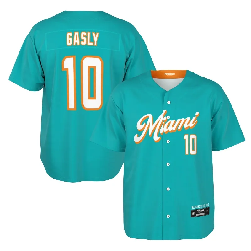 Men's Custom - Printed Baseball Jerseys with Player Names and Numbers for Personalized StyleGasly - (305) Jersey
