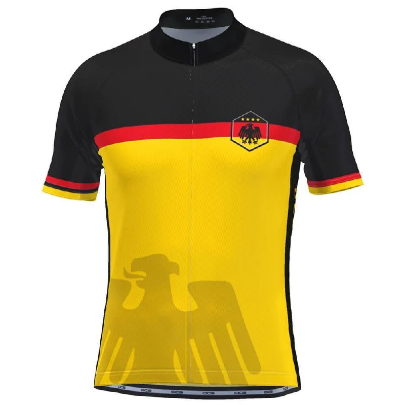 Men's Custom - Embroidered Volleyball Jerseys for Team Uniforms or Personalized GearMen's Germany Deutschland National Pro Cycling Jersey