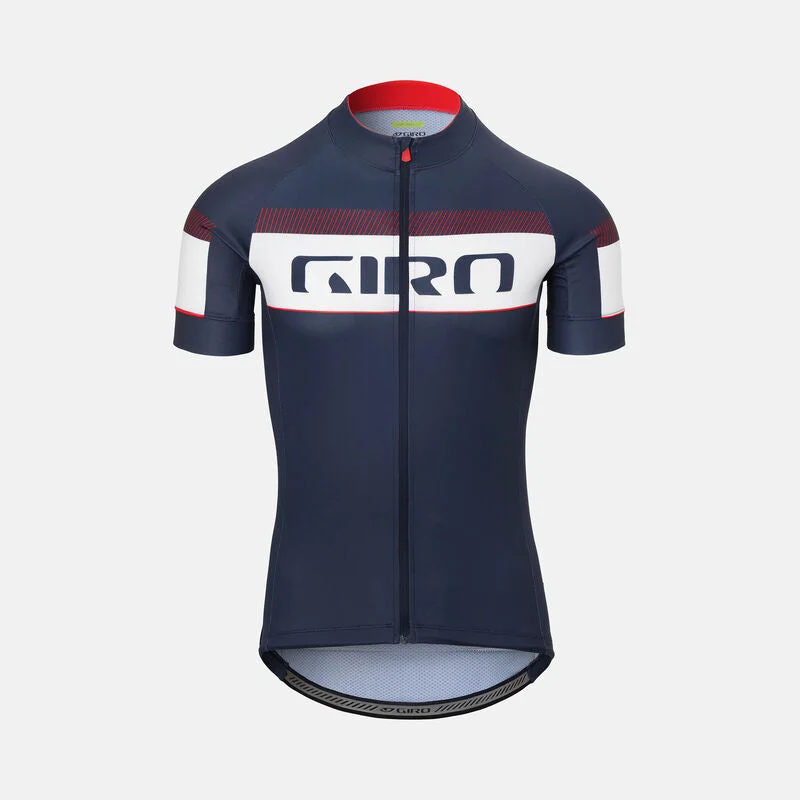 Men's Custom - Printed Baseball Jerseys with Player Names and Numbers for Personalized StyleGiro Chrono Sport Short Sleeve Road Jersey - Midnight Blue Sprint
