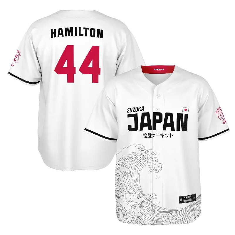 Men's Custom - Embroidered Volleyball Jerseys for Team Uniforms or Personalized GearHamilton - Suzuka "Great Wave" Jersey