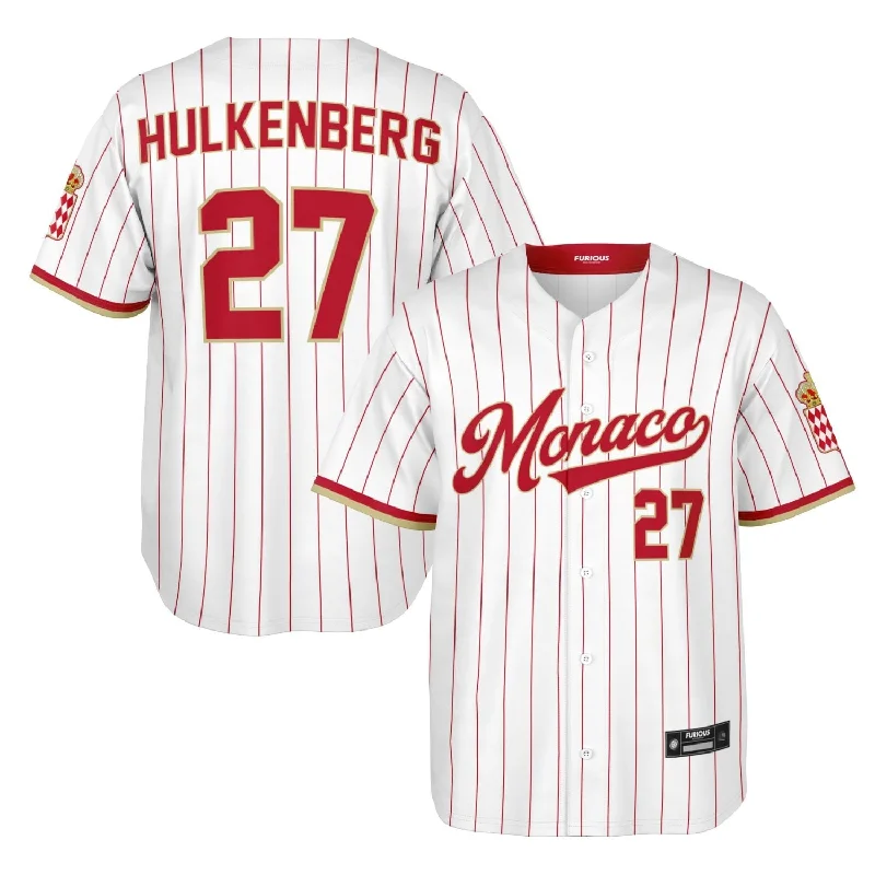 Men's Basketball Jerseys with Signature Player Logos for a Fan - Favorite LookHulkenberg - Monaco Jersey