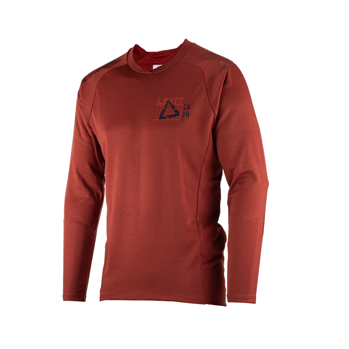 Men's Moisture - Wicking Lacrosse Jerseys with Mesh Panels for Optimal Performance on the FieldLeatt AllMtn 5.0 Long Sleeve MTB Jersey - Lava - 2023