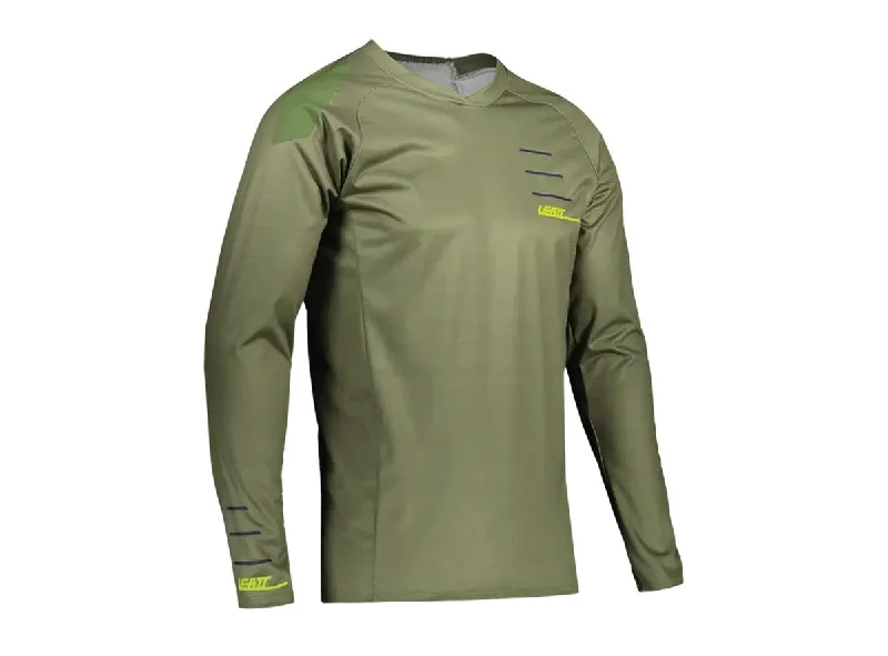 Men's Custom - Printed Baseball Jerseys with Player Names and Numbers for Personalized StyleLeatt MTB 5.0 Long Sleeve MTB Jersey - Cactus - 2021