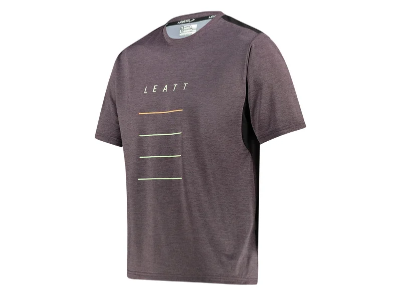 Men's Limited - Edition Cricket Jerseys Commemorating Historic Matches for Die - Hard Cricket LoversLeatt MTB Trail 1.0 Short Sleeve Jersey - Grape - 2022