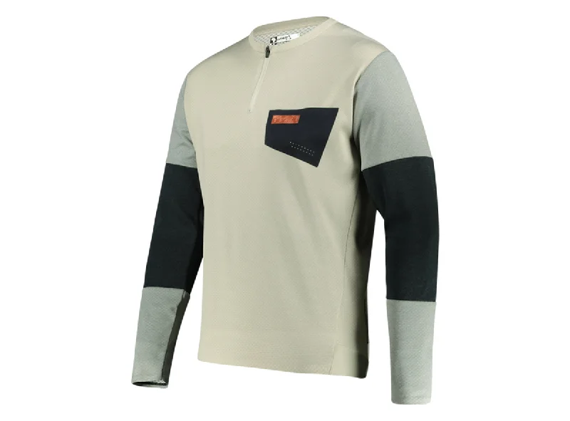Men's Replica Hockey Jerseys of Star Players for Devoted Ice Hockey SupportersLeatt MTB Trail 4.0 Long Sleeve Jersey - Desert - 2022