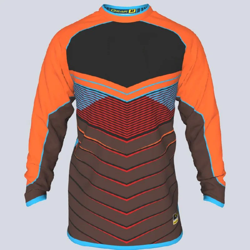 Men's Sustainable Organic Cotton Rugby Jerseys for Eco - Conscious Sports EnthusiastsLong Sleeve Custom Fusion Jersey