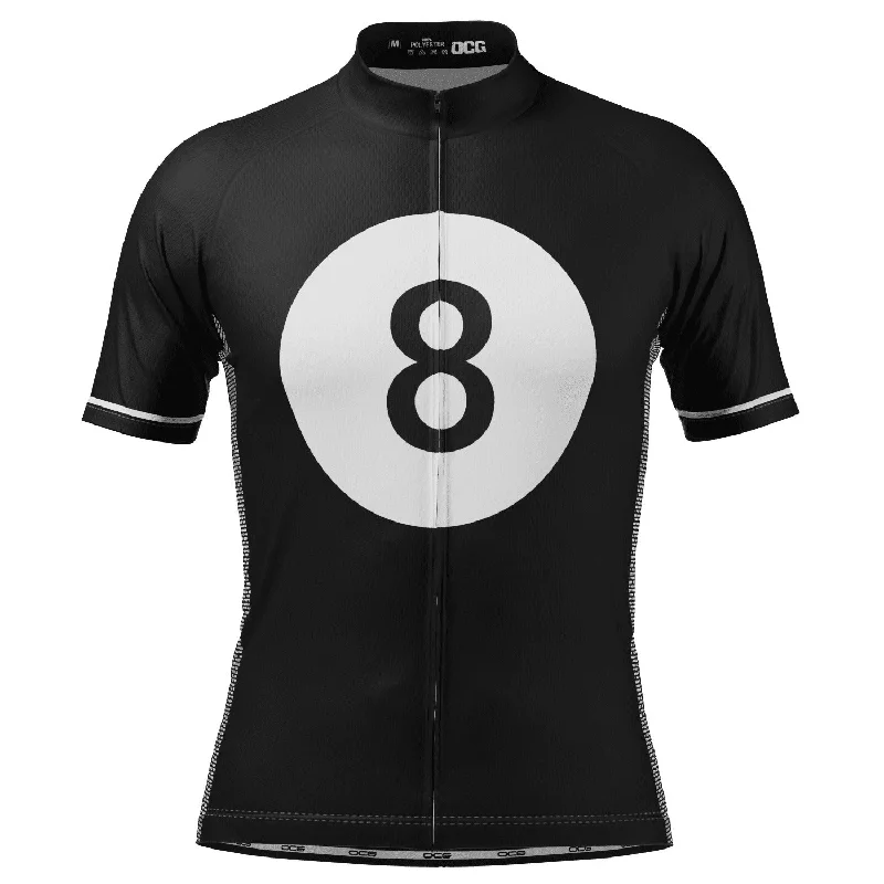 Men's Retro Soccer Jerseys of Famous Clubs from the 90s for Nostalgic Football EnthusiastsMen's Magic 8-Ball Black Short Sleeve Cycling Jersey