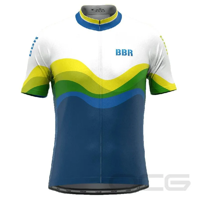 Men's Custom - Printed Baseball Jerseys with Player Names and Numbers for Personalized StyleMen's Brisbane Bike Rides Short Sleeve Cycling Jersey