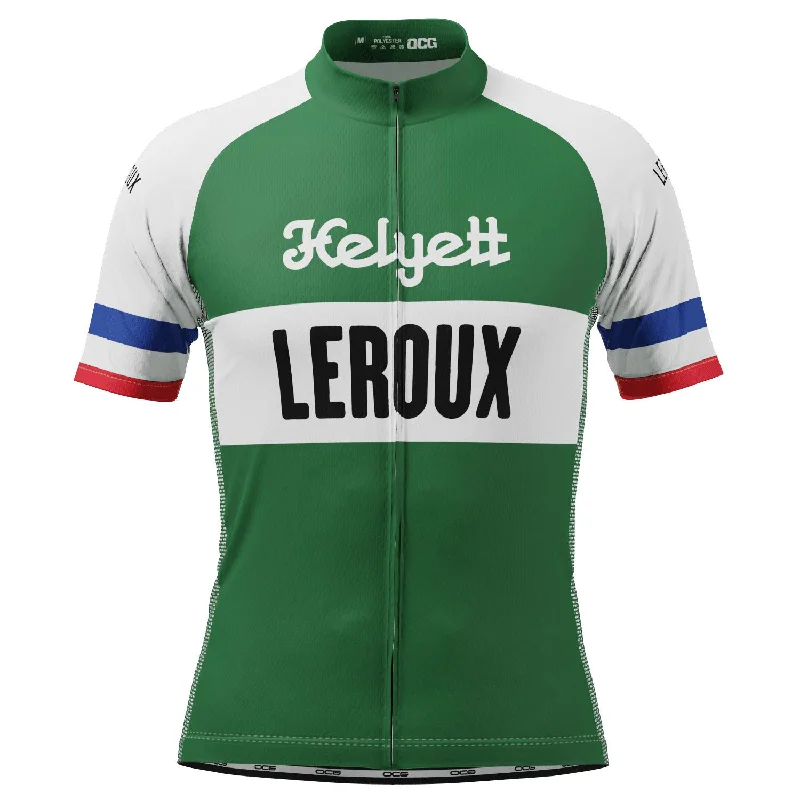 Men's Limited - Edition Cricket Jerseys Commemorating Historic Matches for Die - Hard Cricket LoversMen's Helyett LeRoux Short Sleeve Cycling Jersey
