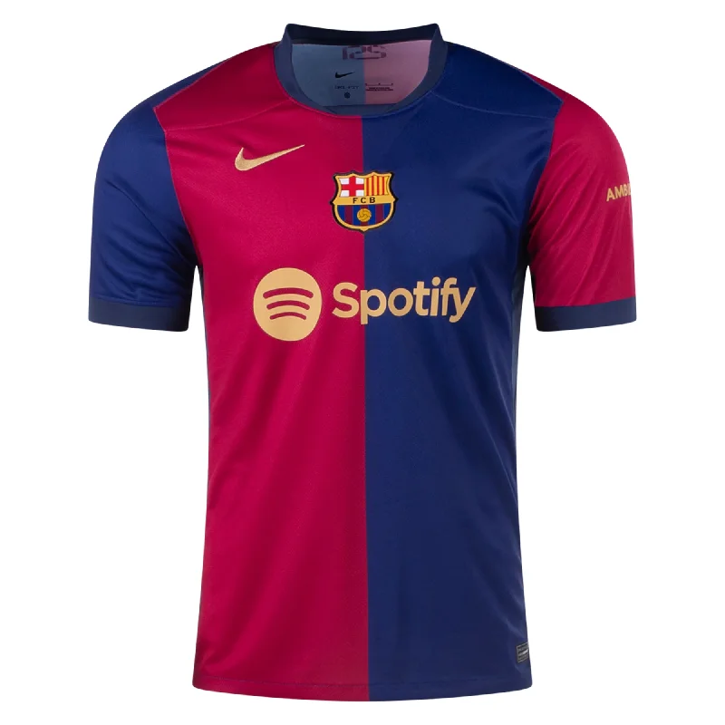 Men's Throwback Rugby Jerseys of Historic Matches and Teams for Rugby History BuffsNike Barcelona Home Jersey 24/25 (Deep Royal/Noble Red/Club Gold)