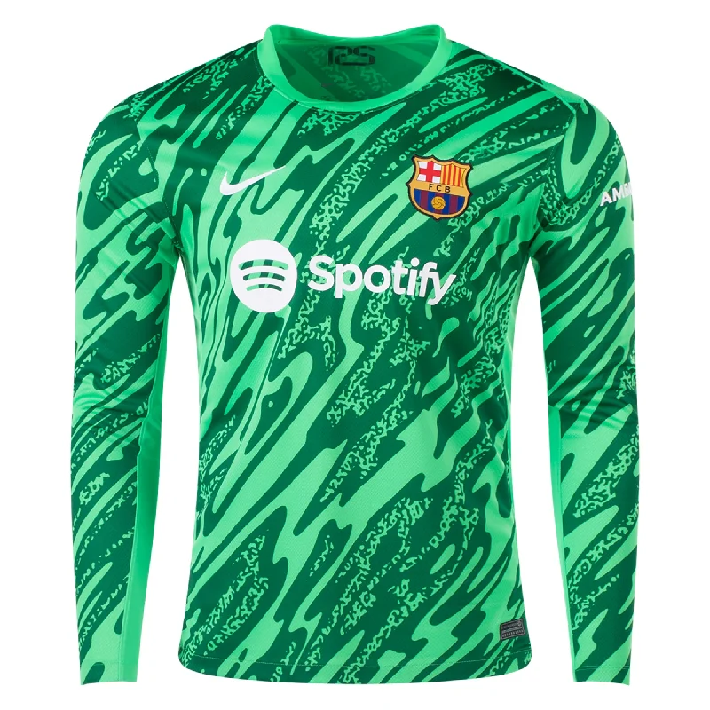 Men's Vintage American Football Jerseys of Legendary Teams for Collectors and FansNike Barcelona Goalkeeper Jersey 24/25 (Green Spark/Pine Green/White)