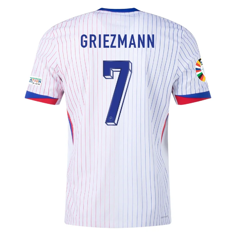 Men's NBA Authentic Team Jerseys in Official Team Colors for True Basketball FansNike France Authentic Antoine Griezmann Away Jersey w/ Euro 2024 Patches 24/25 (White/Bright Blue)
