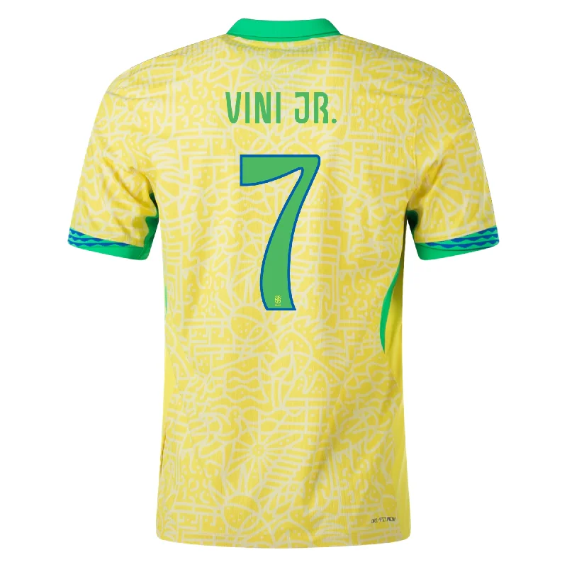 Men's Limited - Edition Cricket Jerseys Commemorating Historic Matches for Die - Hard Cricket LoversNike Mens Brazil Vini Jr. Home Jersey 24/25 (Dynamic Yellow/Lemon Chiffon/Green Spark)