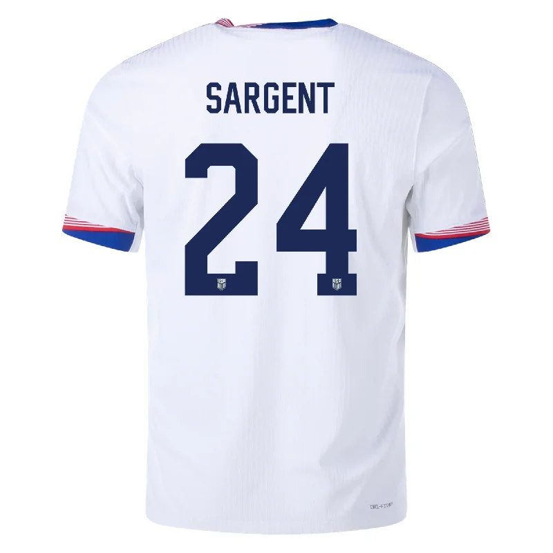 Men's Custom - Embroidered Volleyball Jerseys for Team Uniforms or Personalized GearNike Mens United States Authentic Josh Sargent Match Home Jersey 24/25 (White/Obsidian)