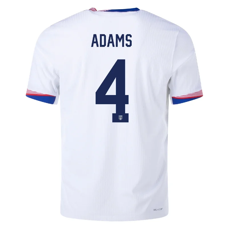 Men's Retro Soccer Jerseys of Famous Clubs from the 90s for Nostalgic Football EnthusiastsNike Mens United States Authentic Tyler Adams Match Home Jersey 24/25 (White/Obsidian)