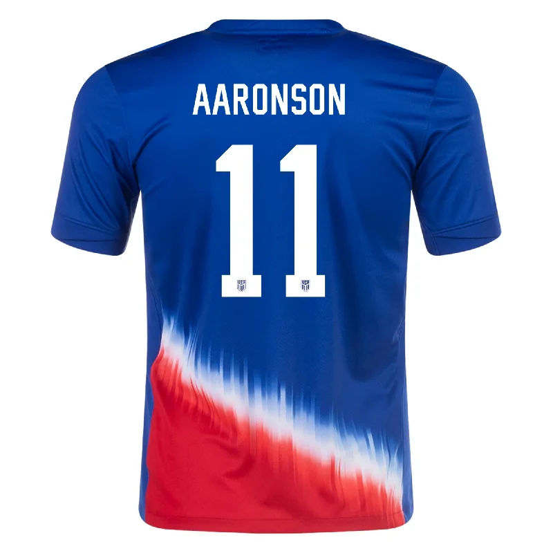 Men's Replica Hockey Jerseys of Star Players for Devoted Ice Hockey SupportersNike Mens United States Brenden Aaronson Away Jersey 24/25 (Old Royal/Sport Red)