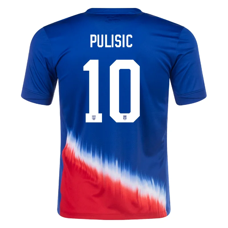 Men's Basketball Jerseys in Sleeveless Design for Enhanced Mobility on the CourtNike Mens United States Christian Pulisic Away Jersey 24/25 (Old Royal/Sport Red)