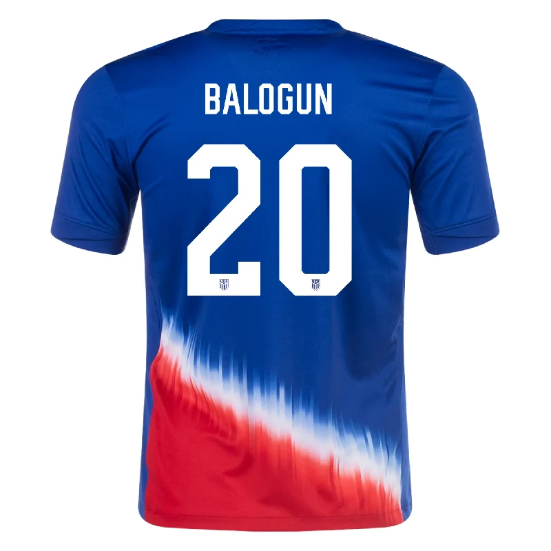 Men's Retro Soccer Jerseys of Famous Clubs from the 90s for Nostalgic Football EnthusiastsNike Mens United States Folarin Balogun Away Jersey 24/25 (Old Royal/Sport Red)