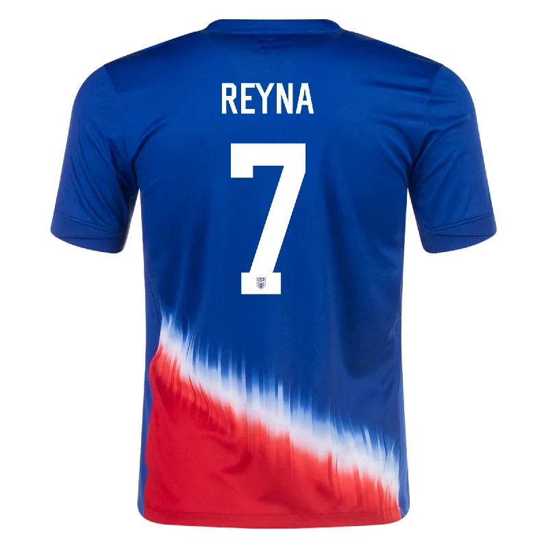 Men's Basketball Jerseys with Signature Player Logos for a Fan - Favorite LookNike Mens United States Gio Reyna Away Jersey 24/25 (Old Royal/Sport Red)