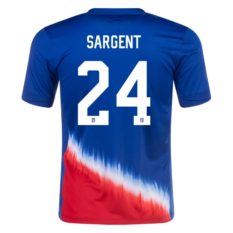 Men's Basketball Jerseys in Sleeveless Design for Enhanced Mobility on the CourtNike Mens United States Josh Sargent Away Jersey 24/25 (Old Royal/Sport Red)