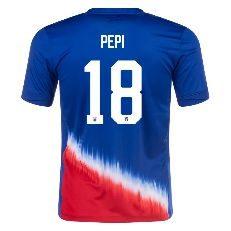 Men's Limited - Edition Cricket Jerseys Commemorating Historic Matches for Die - Hard Cricket LoversNike Mens United States Ricardo Pepi Away Jersey 24/25 (Old Royal/Sport Red)