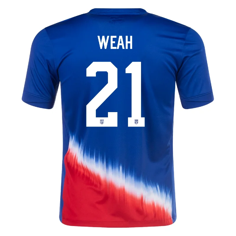 Men's NBA Authentic Team Jerseys in Official Team Colors for True Basketball FansNike Mens United States Timothy Weah Away Jersey 24/25 (Old Royal/Sport Red)