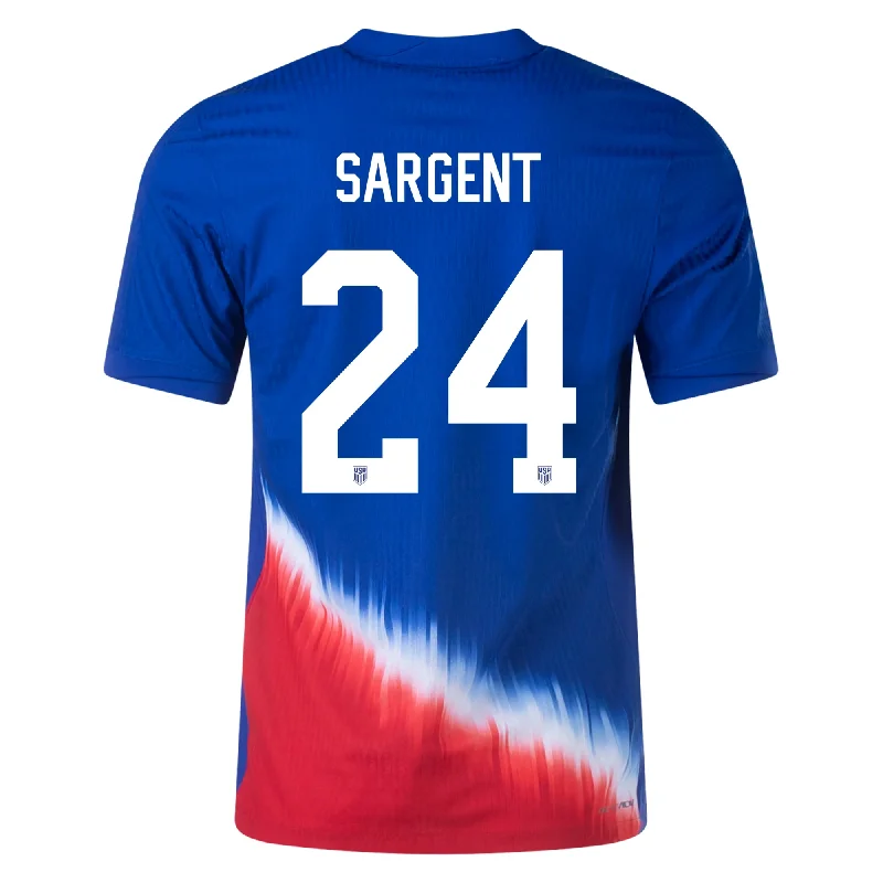 Men's Limited - Release American Football Jerseys of Rookie Stars for Early Adopters and FansNike United States Match Authentic Josh Sargent Away Jersey 24/25 (Old Royal/Sport Red/White)