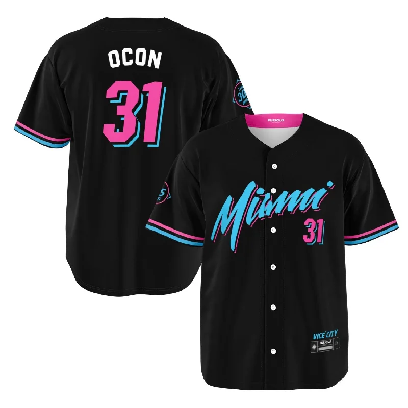 Men's Cycling Jerseys with Reflective Stripes for Safe and Stylish Rides at NightOcon - Vice City Jersey