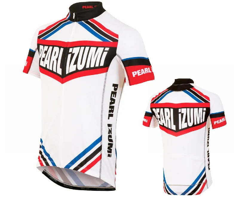 Men's Authentic Soccer Jerseys of National Teams for International Football EventsPearl Izumi Elite LTD Short Sleeve Road Jersey - Champion White
