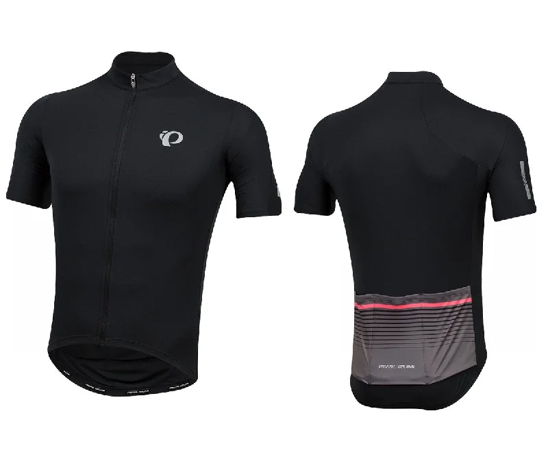 Men's Throwback Tennis Jerseys Inspired by Iconic Matches and PlayersPearl Izumi Select Pursuit Short Sleeve Road Jersey - Black-Smoked Pearl Diffuse - 2018