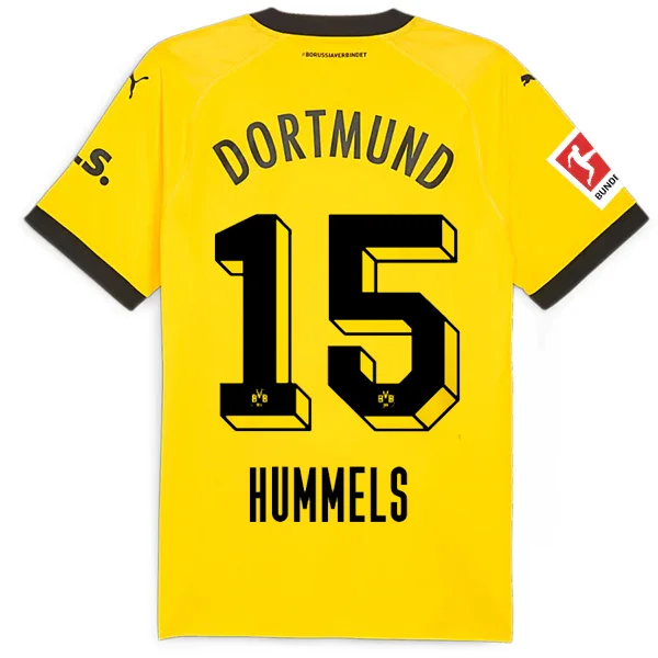 Men's Limited - Release American Football Jerseys of Rookie Stars for Early Adopters and FansPuma Borussia Dortmund Authentic Mats Hummels Home Jersey w/ Bundesliga Patch 23/24 (Cyber Yellow/Puma Black)